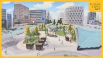 【新潟駅】万代広場がリニューアル！新潟市長「戸惑うほど前の駅とは全く違う」『多機能トイレ』『ペデストリアンデッキ』の利用始まる
