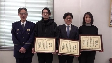 「助けてという声が…」用水路に転落し流されていた70代男性を救助！連携し命救った男女4人に感謝状 新潟・十日町市