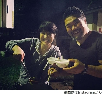 北斗晶が公開 佐々木健介 息子2人の3ショットに 健介パパが小さく見えますね の声 19年6月17日 エキサイトニュース