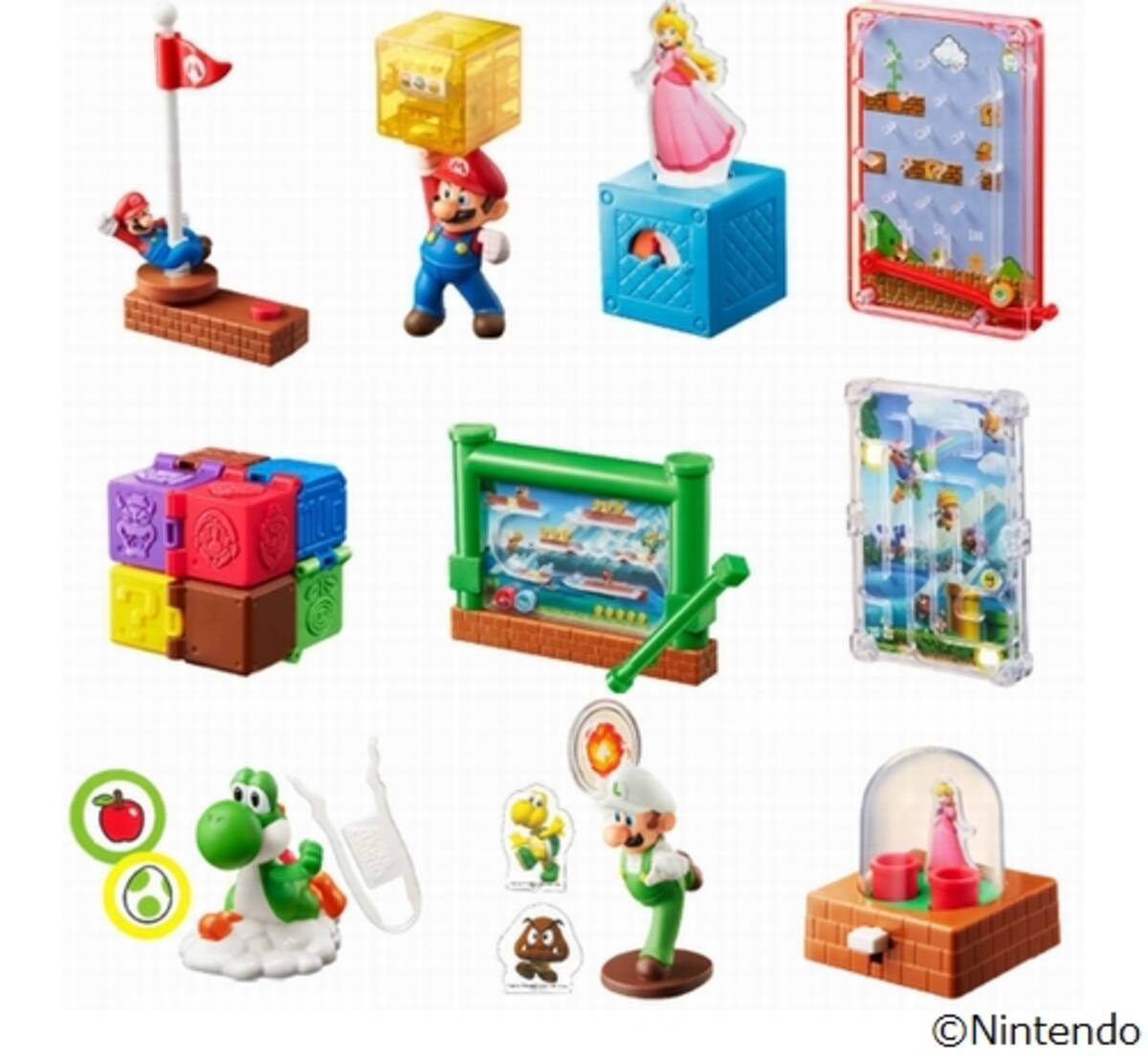 ハッピーセット スーパーマリオ おもちゃは10種類 18年10月12日 エキサイトニュース