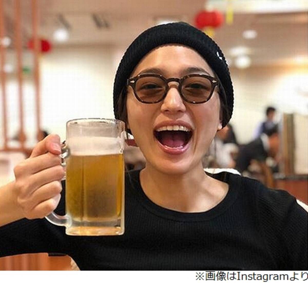 川口春奈 ビールジョッキ片手に 最高だね 19年3月9日 エキサイトニュース