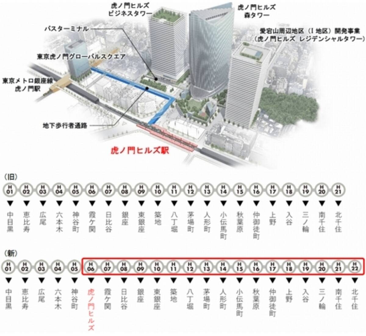 東京メトロ日比谷線 虎ノ門ヒルズ駅 6月6日開業 年6月2日 エキサイトニュース