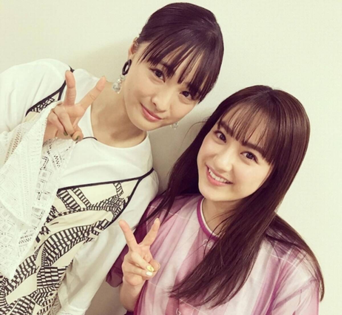 平祐奈 会う度美しい女性に 大友花恋と2ショット 21年4月9日 エキサイトニュース