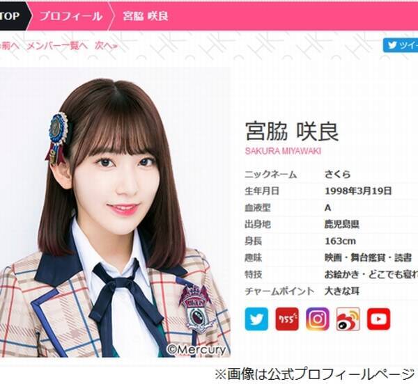 Hkt48の1期生 宮脇咲良 グループ卒業を発表 21年5月16日 エキサイトニュース