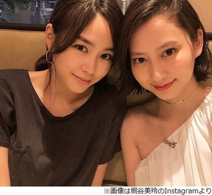 桐谷美玲 河北麻友子 ミッキー双子コーデ お泊り ディズニー満喫 19年5月14日 エキサイトニュース