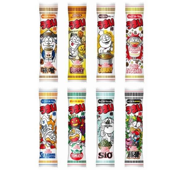 8種類の うまい棒 カップヌードル味 開発 21年8月17日 エキサイトニュース