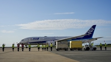 アウェイで応援よろしく！ 岡山桃太郎空港「ファジアーノ岡山」スペシャルお見送り実施中