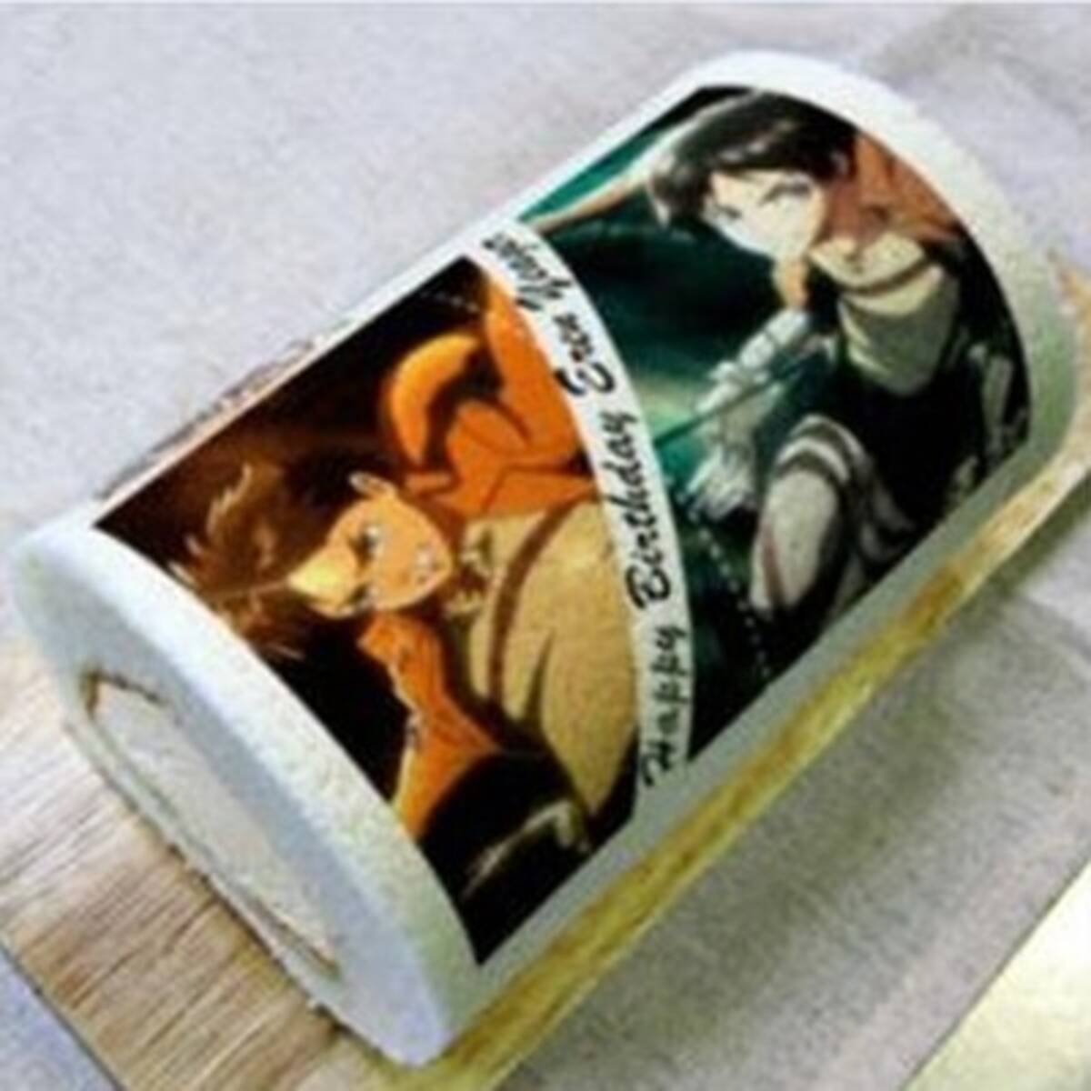 進撃の巨人 のケーキが登場 食べるのがモッタイナイ エレン イェーガーの誕生日ロールケーキ が色々とスゴい 14年3月5日 エキサイトニュース
