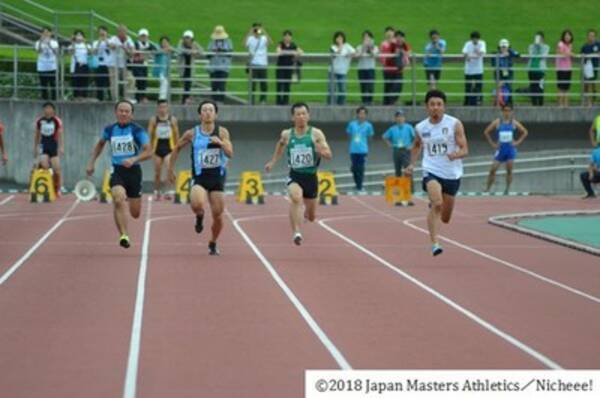 日本マスターズ陸上 Nicheee 末續慎吾が全日本マスターズ陸上競技選手権大会に初出場 初優勝 やっぱかけっこ楽しかー 18年10月14日 エキサイトニュース