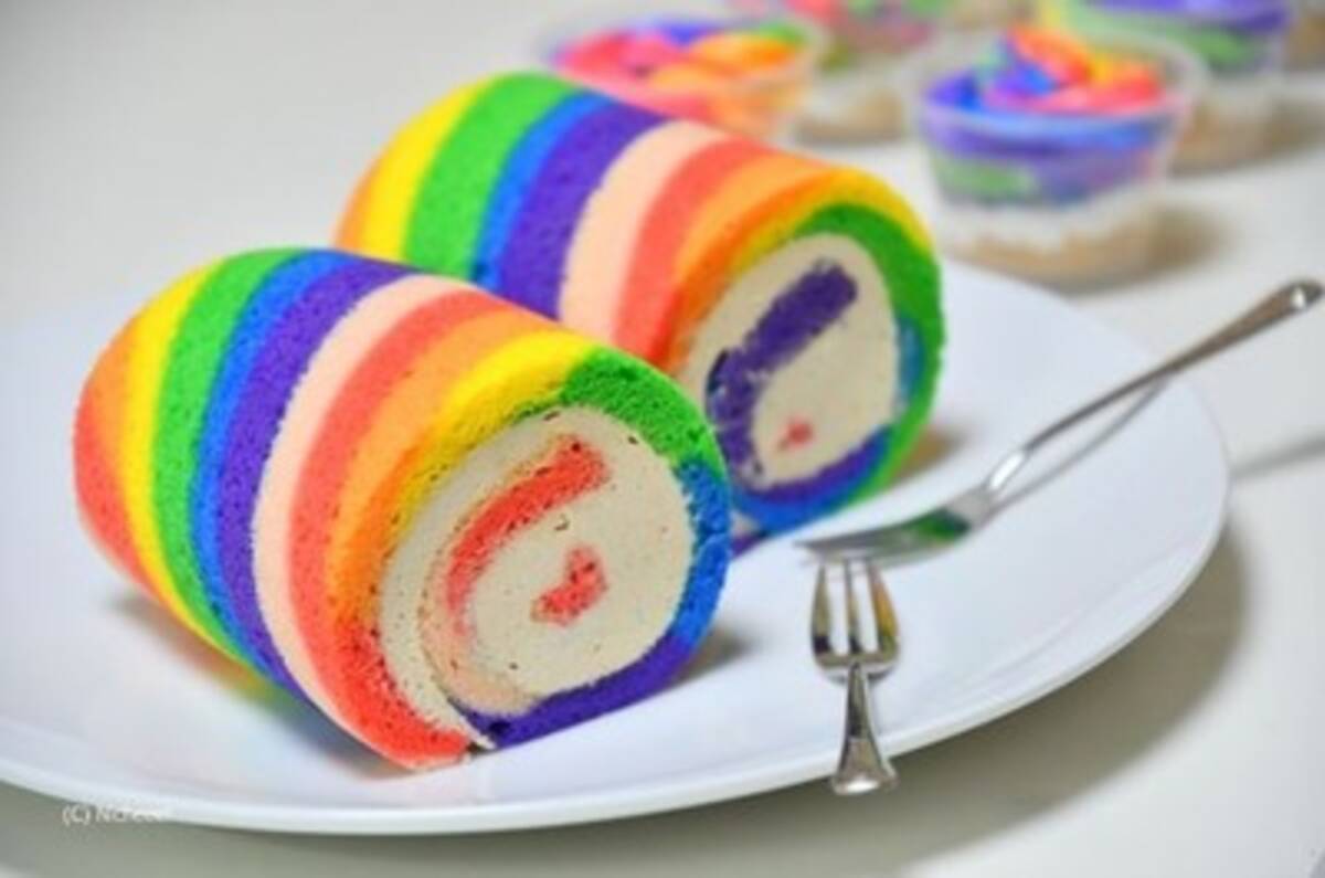 奈良で人気 カラフル レインボーロールケーキ 道の駅かつらぎで販売 19年3月14日 エキサイトニュース