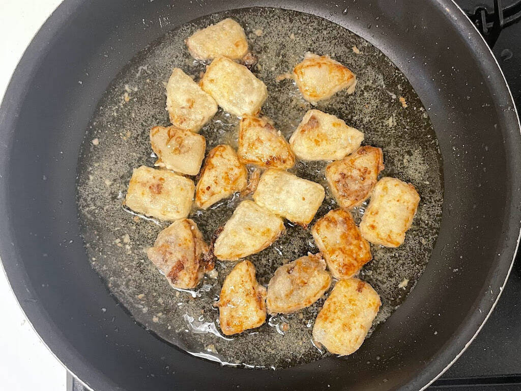 【リュウジレシピ】大根大量消費！中はジュワッで外はカリサクッな「無限大根唐揚げ」作ってみた♪