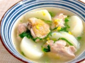 【かぶの煮物はもう飽きた】鶏肉との究極マリアージュで「塩あんかけ」作ろう！昆布だし風味にゆず香る料亭風♡