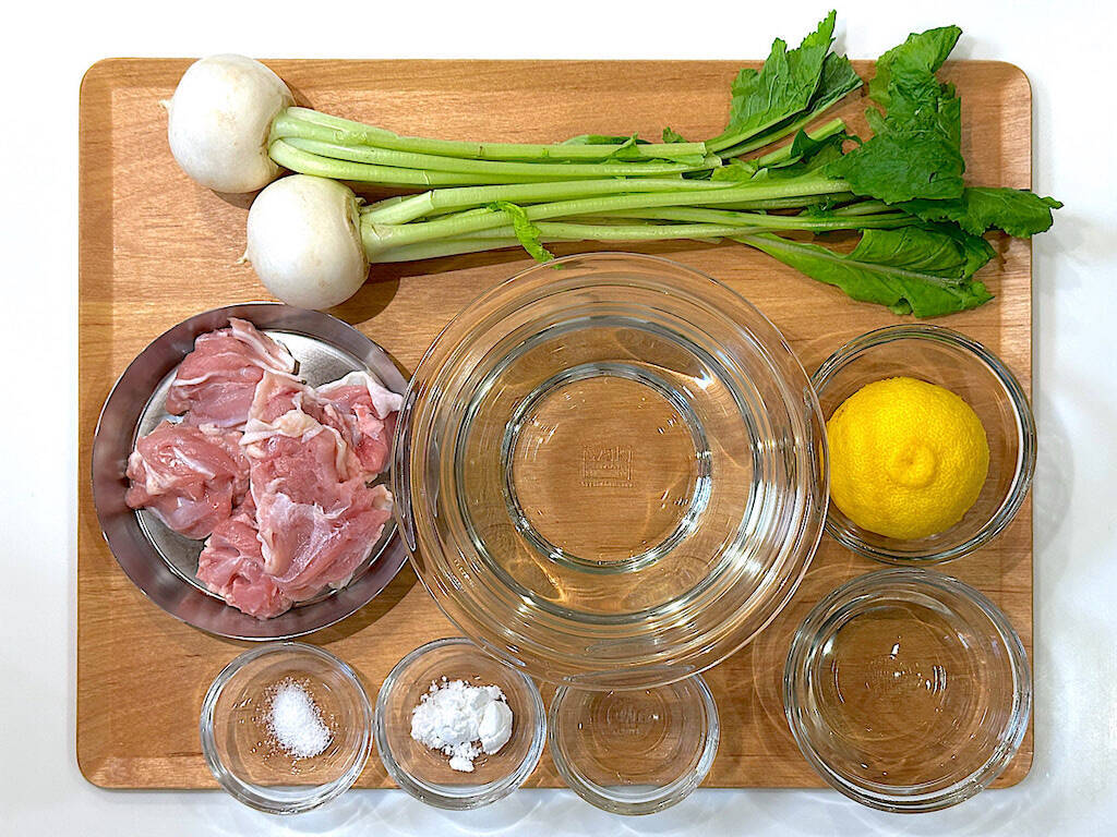 【かぶの煮物はもう飽きた】鶏肉との究極マリアージュで「塩あんかけ」作ろう！昆布だし風味にゆず香る料亭風♡