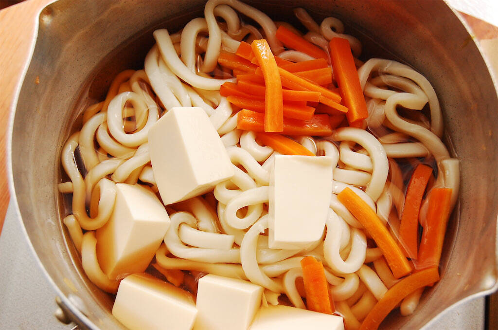 【喉が痛い時の救世主】やさしさ全振り「けんちんうどん」作ってみた♪数滴のゴマ油で心震える風味に♡