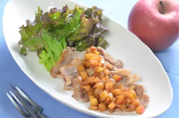 【豚肉×りんご!?】驚きの共演「りんごソースの豚肉ソテー」作ってみた！角切りがポイント♪【農家直伝】