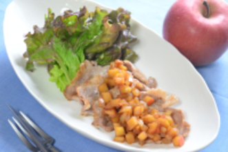 【豚肉×りんご!?】驚きの共演「りんごソースの豚肉ソテー」作ってみた！角切りがポイント♪【農家直伝】