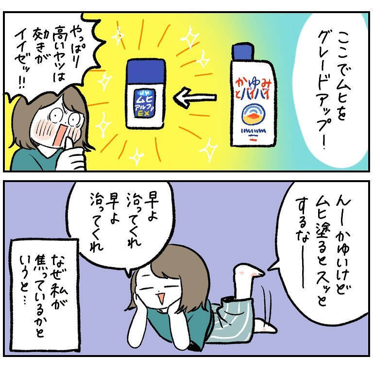 【ヤバい虫の悪夢③】虫刺され治ったかも♡ルンルン気分で遭遇した「想定外のランチ」とは？【momo漫画】