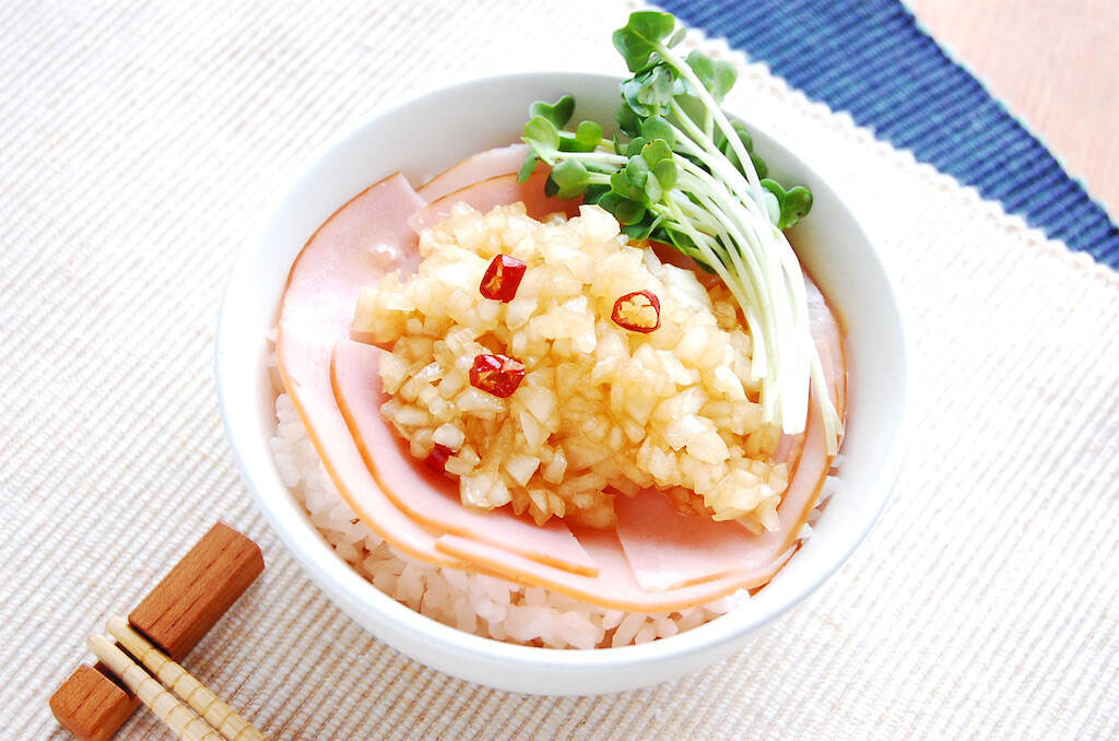 【リュウジの夏の虚無丼】火を使わず、頑張らなくても出来ます！特製ダレで「ヤバすぎるハム丼」作ろう！