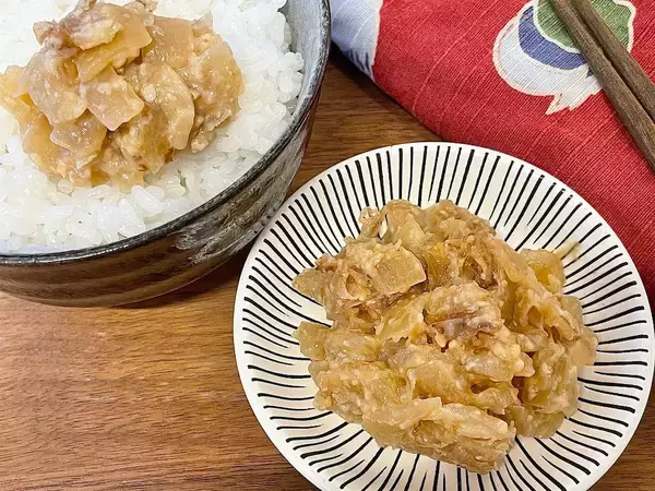 「【ご飯のお供】簡単ズボラ飯「玉ねぎの田舎みそ」作ってみた！トロトロ甘辛いみそダレでご飯がススム！」の画像