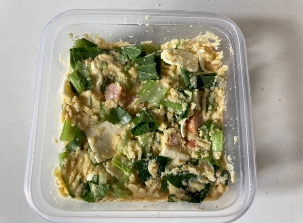 【おからパウダーが主食に!?】しっとり滋味深〜い「おかずパンケーキ」作ってみた！慌ただしい朝、レンチンで◎
