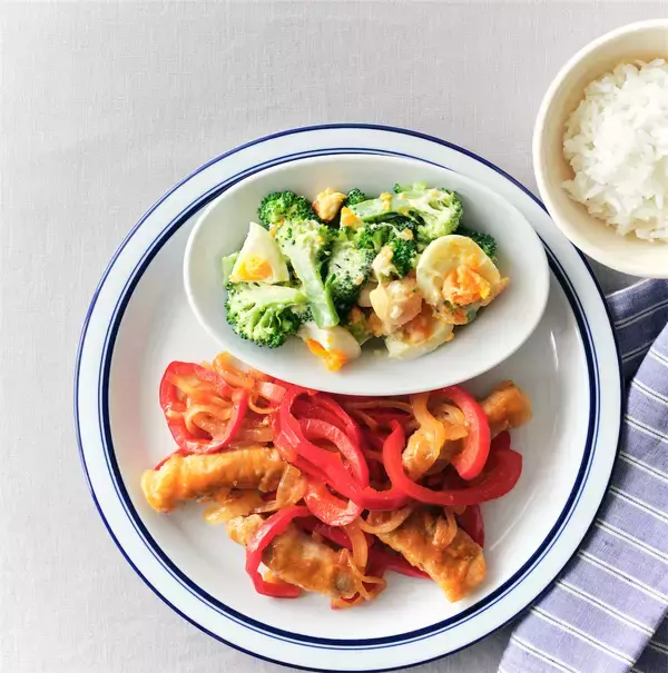 「【たんぱく質不足が夏バテを呼ぶ!?】疲れリセット食材てんこ盛り♪「豚肉のソテーと卵マヨサラダ」作ろう！」の画像