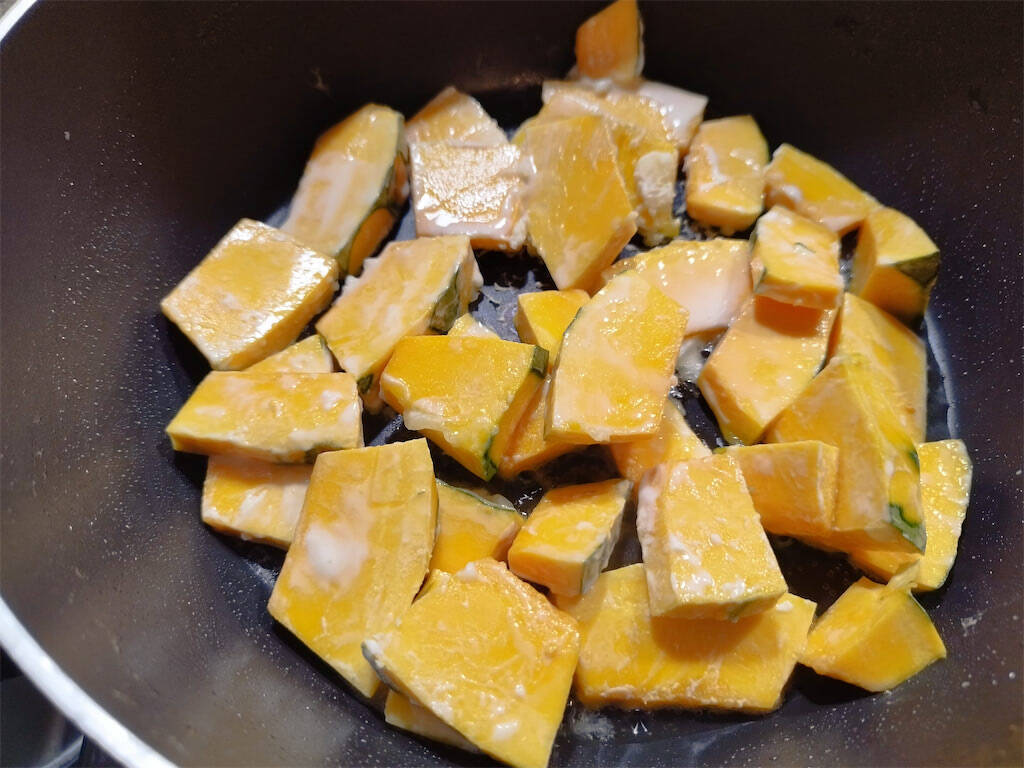 【農家直伝】「大学芋＆大学かぼちゃ」作ってみた！米粉衣で焼く・味は塩&砂糖のみ⁉素材の味良き～♡