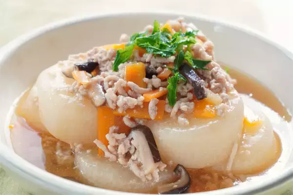 「【丸ごと1本使い切り】極上な「大根のあんかけ」作ってみた！面取り＆米のとぎ汁がヒケツ♪【農家直伝】」の画像