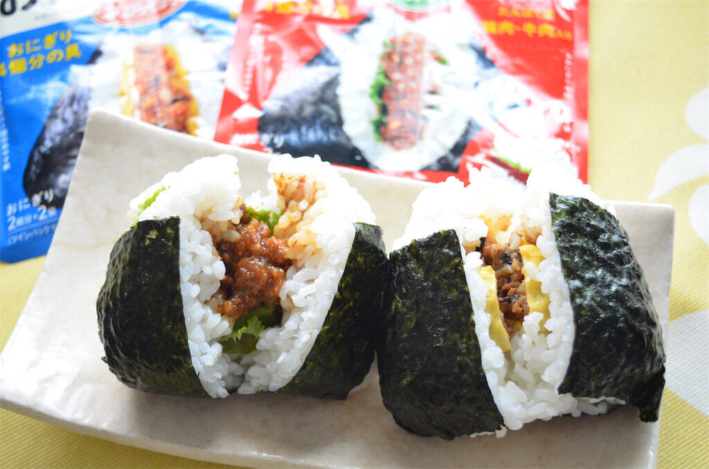 【おにぎり専用】というニッチ具材「おにぎリッチ」試してみた！はみ出ず握れてリッチな味♡【キッコーマン】