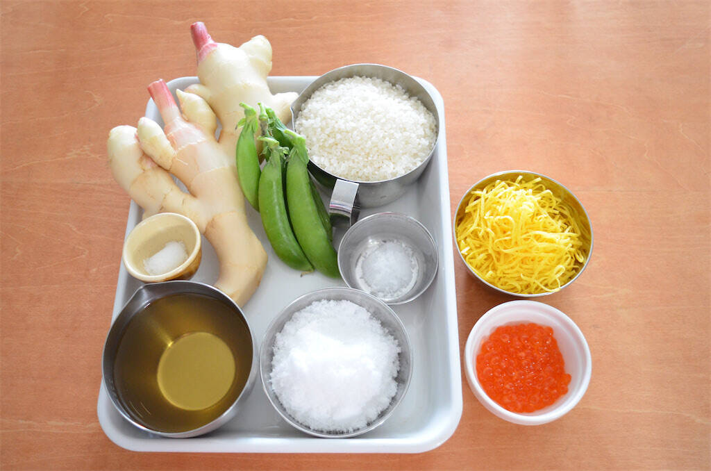 【自家製新しょうがの甘酢漬け】で「ちらしずし」作ってみた！まるで食べるお花畑♡甘酸っぱ旨さが絶妙♪
