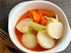 【昭和初期のレトロシチュー再現】え、お肉入れないの!?ケチャップ×バターでカブを煮込むハイカラ洋食風♪