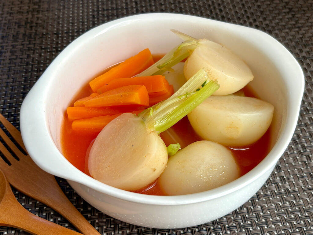 【昭和初期のレトロシチュー再現】え、お肉入れないの!?ケチャップ×バターでカブを煮込むハイカラ洋食風♪