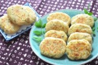 もそもそ？どころかモッチリジュ〜シ〜「おからの小判焼き」作ってみた！米粉と野菜が決め手なの♡【農家直伝】