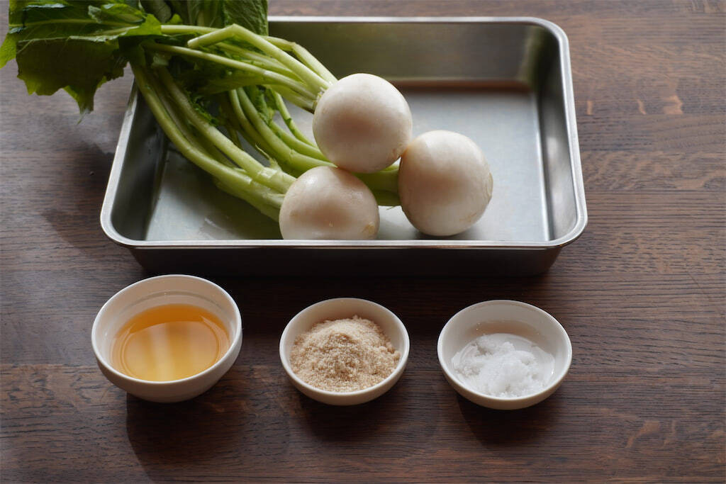 【農家直伝】かぶの浅漬け変化球「甘酢和え＆塩昆布和え」作ってみた！もきゅもきゅ食感♡