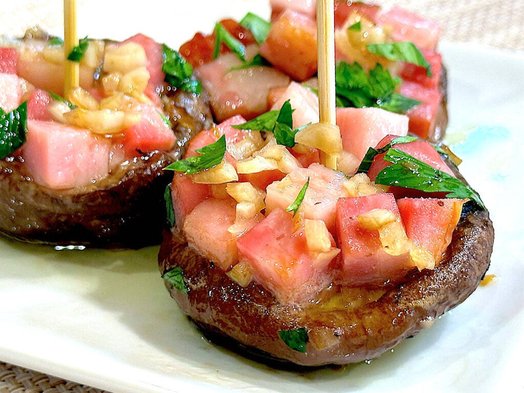 【原木しいたけ】ゴロンと使って「コンフィ（オイル煮）」作ろう！肉厚プリプリ食感でつまみ最強♡子どもも夢中!?