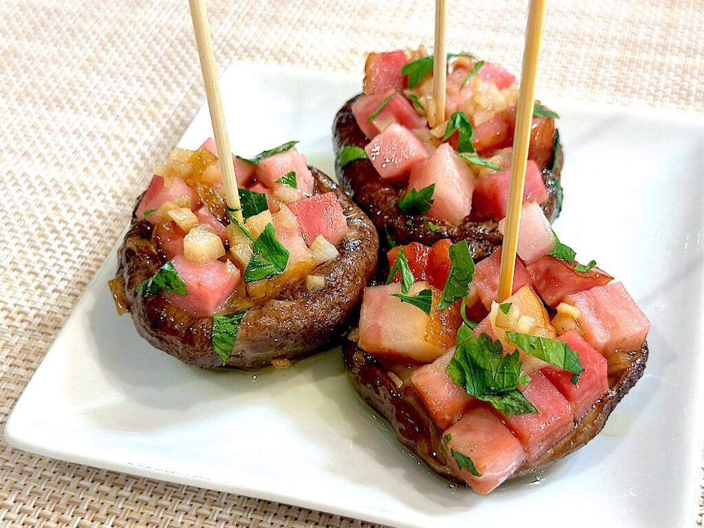 【原木しいたけ】ゴロンと使って「コンフィ（オイル煮）」作ろう！肉厚プリプリ食感でつまみ最強♡子どもも夢中!?