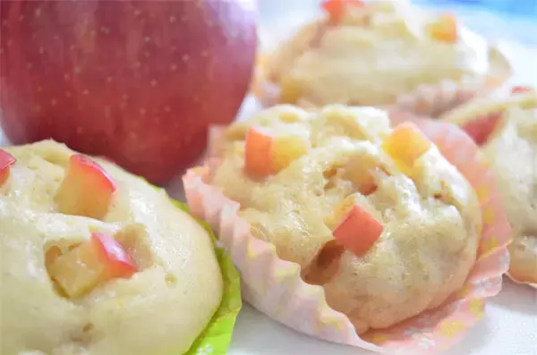 【はちみつで生地しっとり♡】りんごゴロゴロ！甘酸っぱ「蒸しケーキ」作ってみた♪【りんご産地の農家直伝】