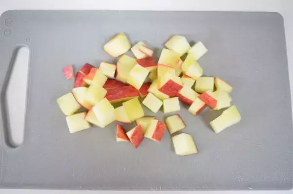 「【はちみつで生地しっとり♡】りんごゴロゴロ！甘酸っぱ「蒸しケーキ」作ってみた♪【りんご産地の農家直伝】」の画像