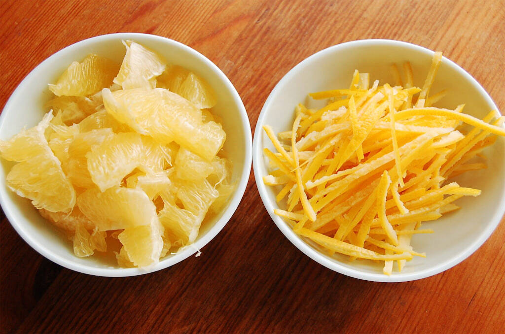 【酸っぱすぎ果物を】10分煮詰めて「柑橘のさっと煮」にしてみた！フレッシュ＆甘さ控えめ♪ドレッシングにも