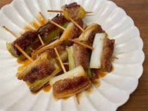切って詰めて焼くだけ！これは新しい！ピーマンやシイタケではない「ねぎの肉詰め」作ってみた！
