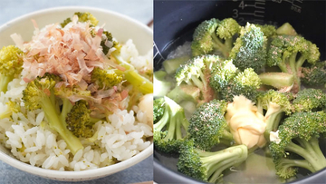 【食材たった2つ】ブロッコリー丸ごと1株いっちゃう「マヨ炊き込みご飯」作ってみた！【農家の無骨メシ】