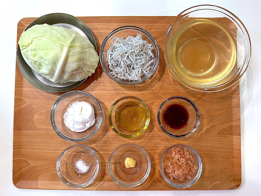 【キャベツ焼いて】まさかのステーキ作ろう！お菓子級に甘っ♡トロトロのしらす餡も絡む、絡む～【ワンパン調理】