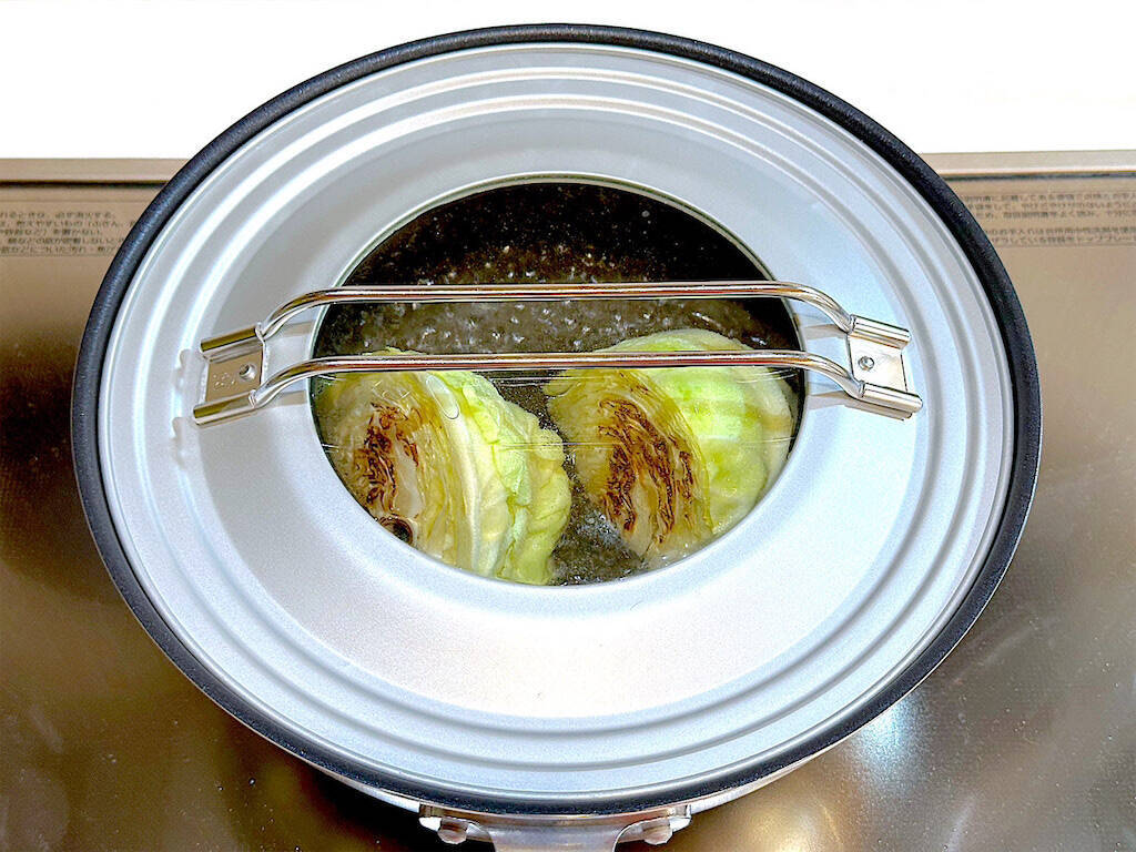 【キャベツ焼いて】まさかのステーキ作ろう！お菓子級に甘っ♡トロトロのしらす餡も絡む、絡む～【ワンパン調理】