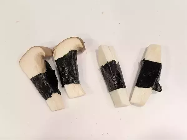 「【料理初心者さん必見】旬のエリンギにアレ巻いて天ぷら作ろう！プリップリ食感…からの磯の香り◎【農家直伝】」の画像