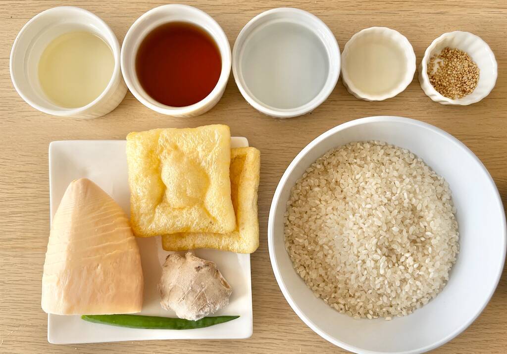 【水煮たけのこで優勝できる】しょうが香る「たけのこご飯」作ってみた！3つの調味料で本格派な炊きあがり♡