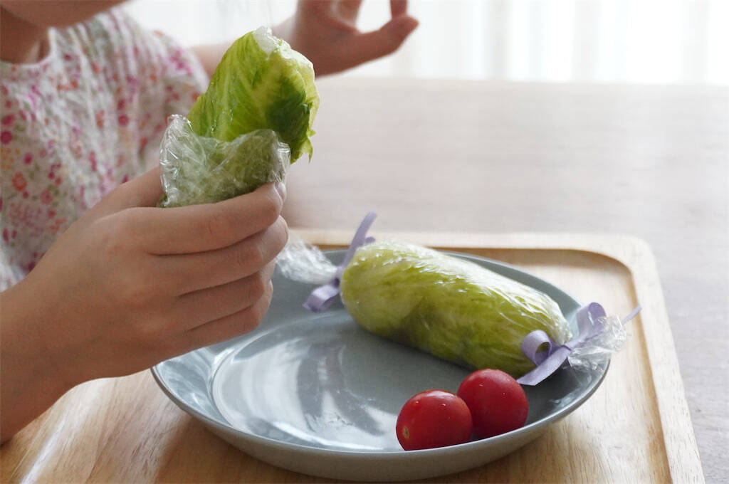 【農家はレタスでおにぎり巻く!?】シャキッじゅわ～っと新食感の「レタス巻きおにぎり」作ってみた！