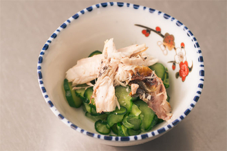 【田園日記～農と人の物語～ Vol.36】風土が育んだ焼きサバ入り酢の物「きゅうりもみ」