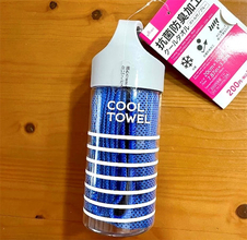 【ダイソーで熱中症対策】おそらく最安値な「クールタオル」をお試し♪猛暑な屋外で実力を検証してみた！