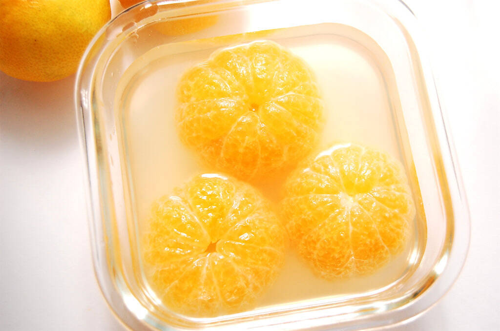 【酸っぱいみかん救済】えっ「湯煎」するの!?シロップと一緒に？じんわり加熱で驚きのフレッシュスイーツ化♡