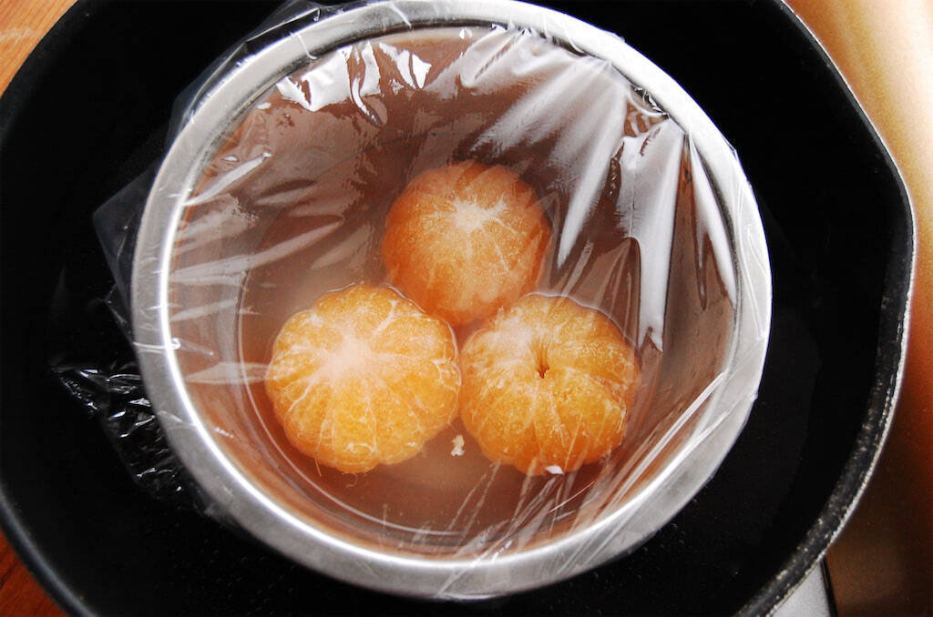 【酸っぱいみかん救済】えっ「湯煎」するの!?シロップと一緒に？じんわり加熱で驚きのフレッシュスイーツ化♡