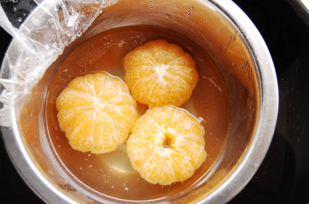 【酸っぱいみかん救済】えっ「湯煎」するの!?シロップと一緒に？じんわり加熱で驚きのフレッシュスイーツ化♡